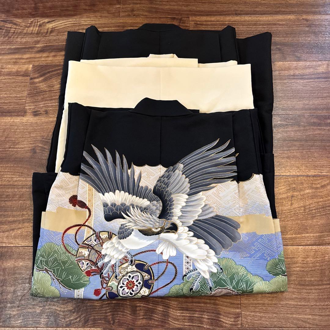 男の子着物　羽織り　襦袢　七五三