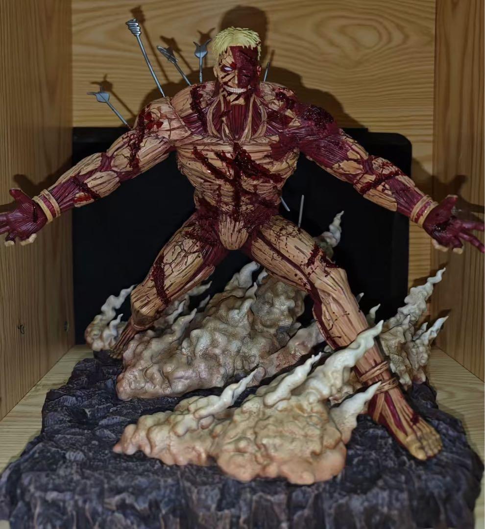 進撃の巨人 鎧の巨人 ガレージキット ガレキ スタチュー⑨ - メルカリ