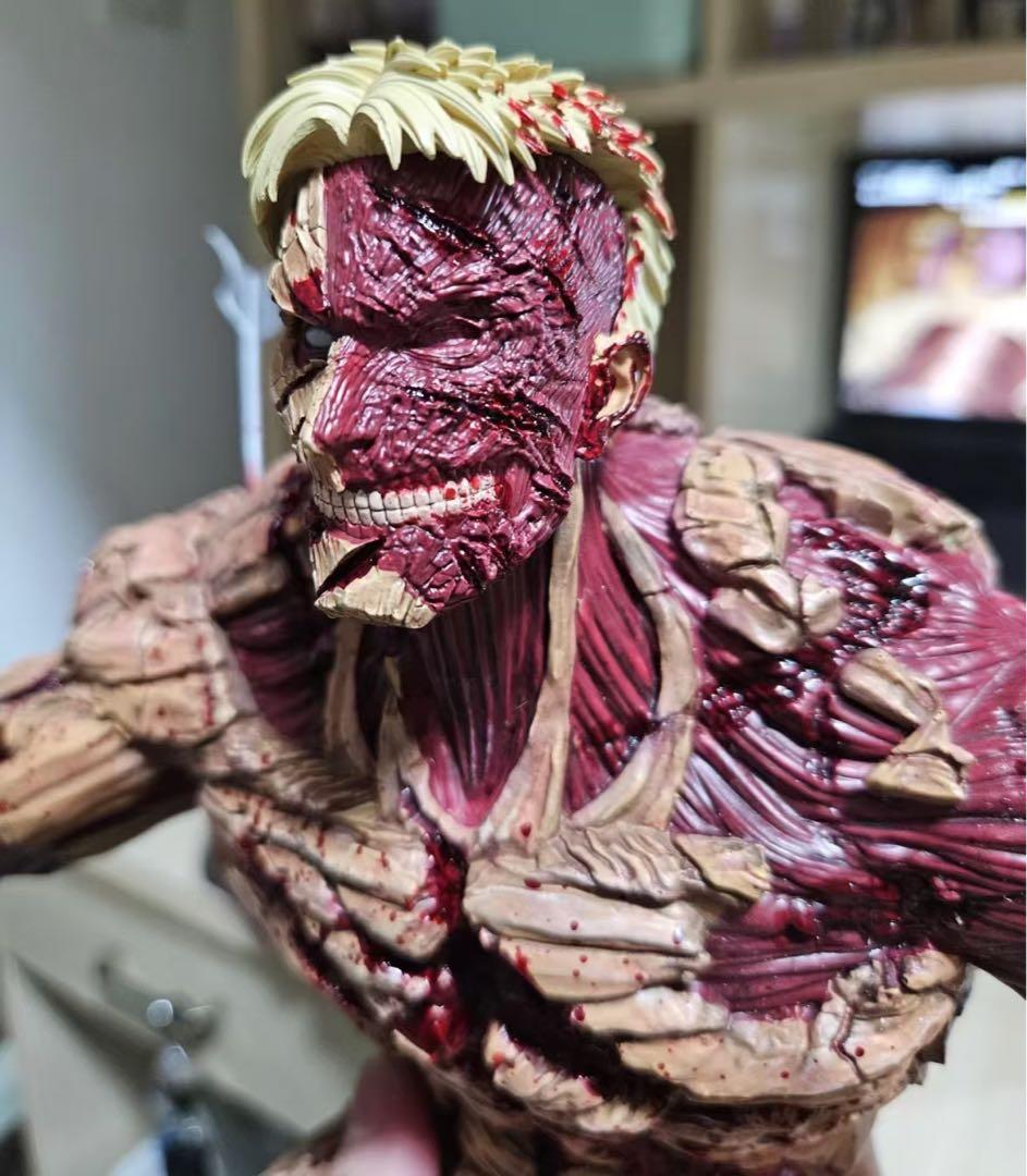 進撃の巨人 鎧の巨人 ガレージキット ガレキ スタチュー⑨ - メルカリ