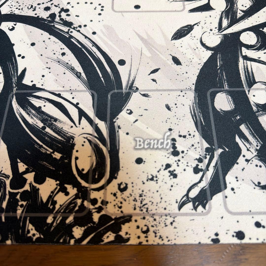 ポケモンカードプレイマット 墨絵列伝　ゲッコウガ&メガジュカイン　美品