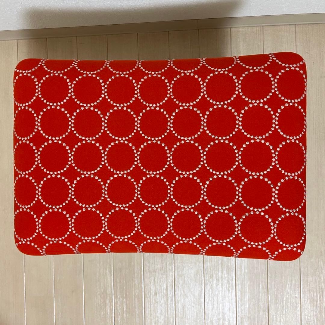 ミナペルホネン スツール タンバリン L４ 【裏ネイビー/オレンジ】 椅子