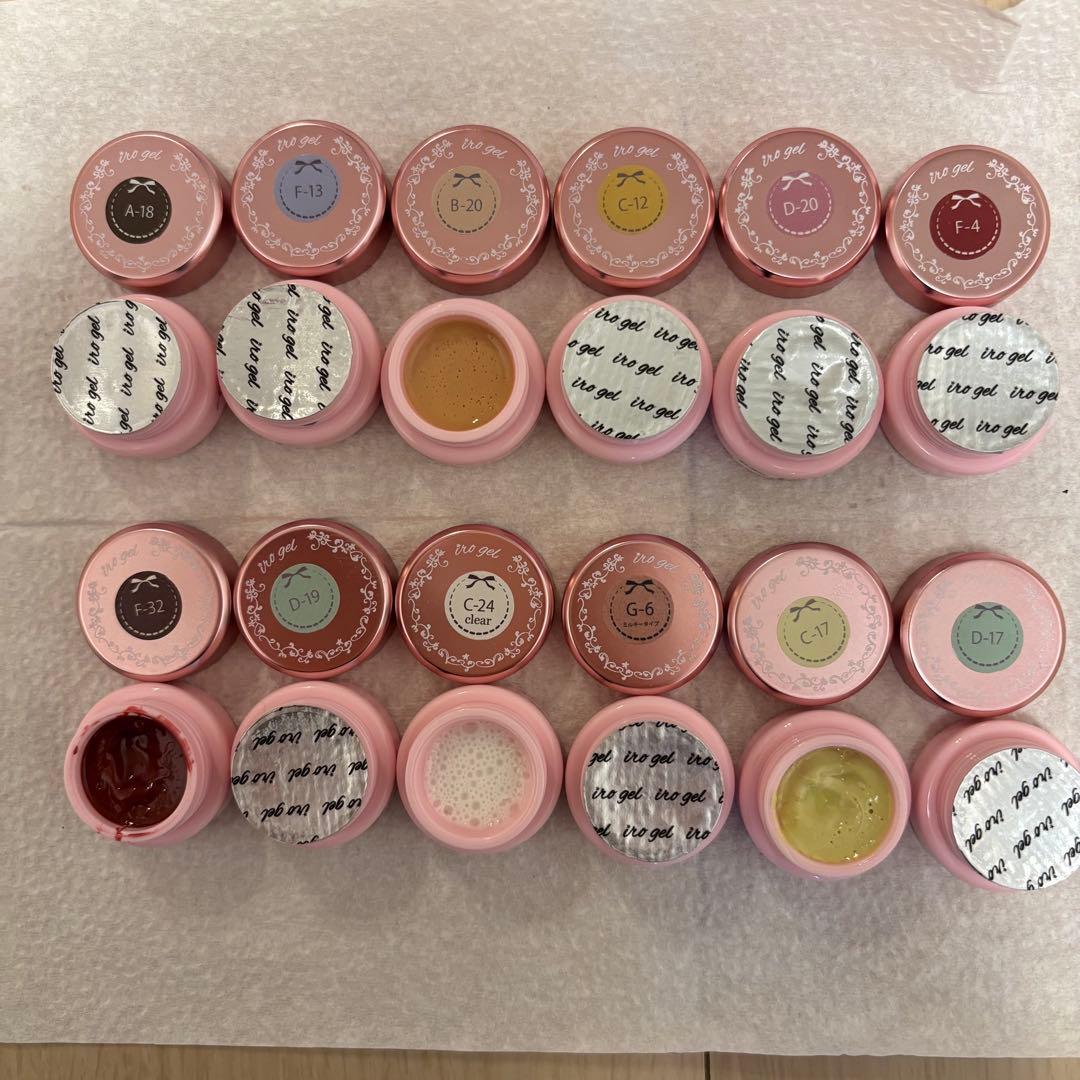 イロジェル ネイルタウン カラージェル まとめ売り　39色