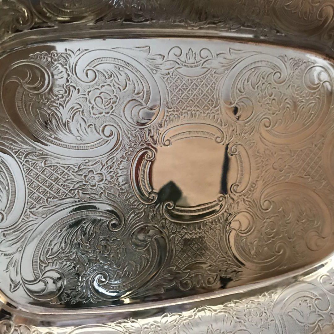 未使用　イギリス王室御用達　mappin&webb トレイ