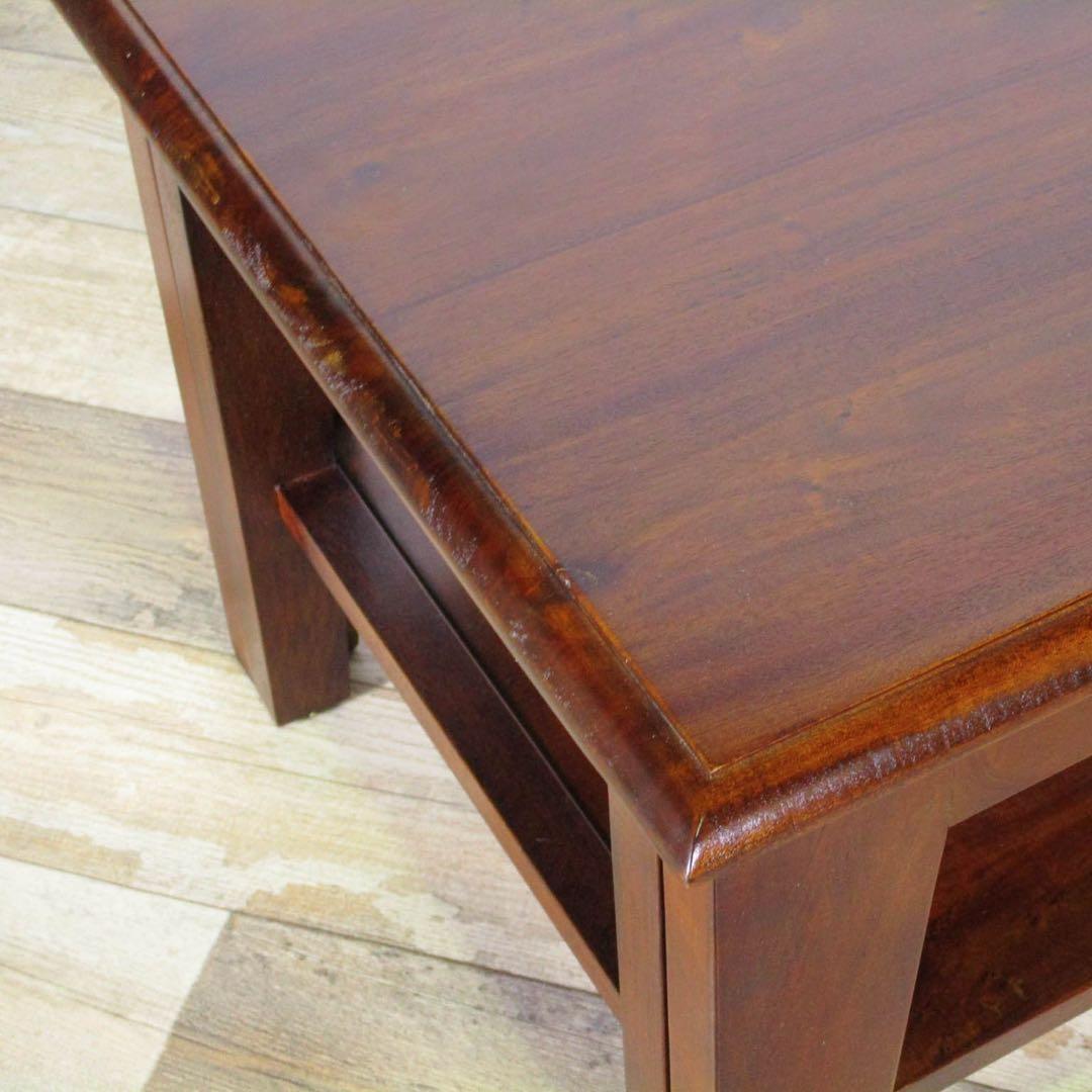 E 新品 アジアン テーブル ローテーブル ちゃぶ台 センター 拡張 座卓 バリ