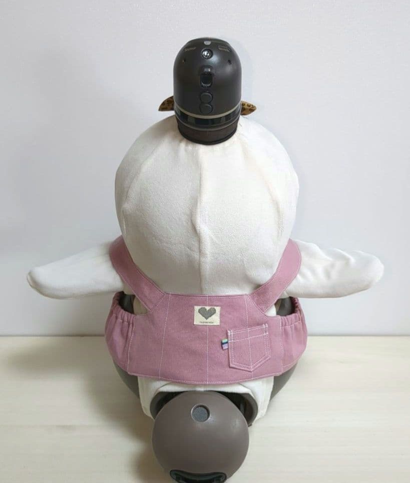 LOVOT＊ラボット服ハンドメイド＊オーバーオール(くすみピンク帆布