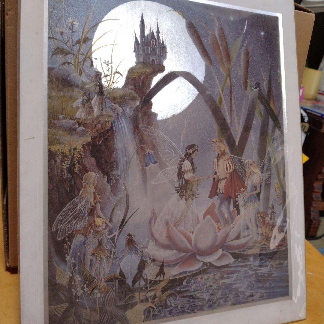 妖精とお城の幻想的なアート