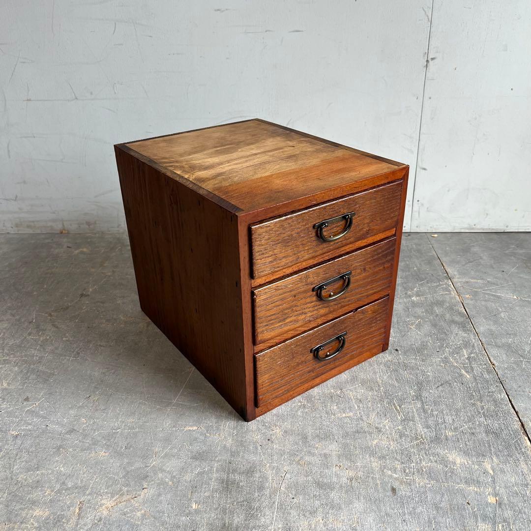 アンティーク ガラス 戸棚 キャビネット 飾り棚 昭和レトロ 無垢材 z499