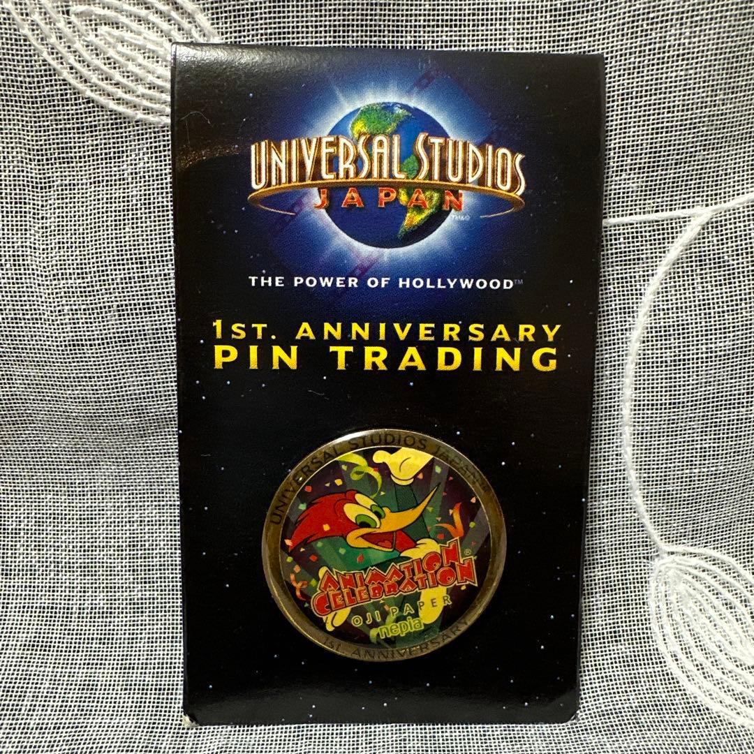 USJ 1周年記念 ピンバッジ ユニバ 非売品 - メルカリ