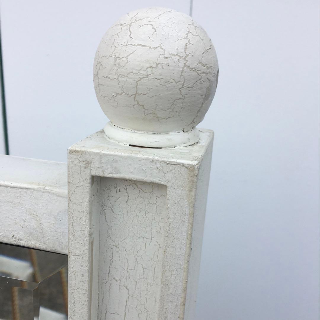 名古屋限定送料無料！　アンティーク調スタンドミラー　姿見　両面　鏡　大型