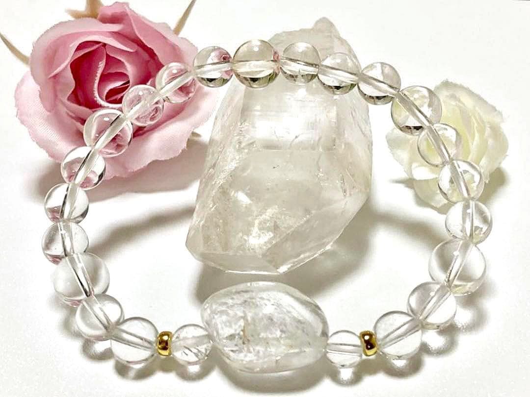 究極品質　秘蔵放出　国産山梨水晶のオリジナルデザインの神ブレス　〜龍神邂逅〜