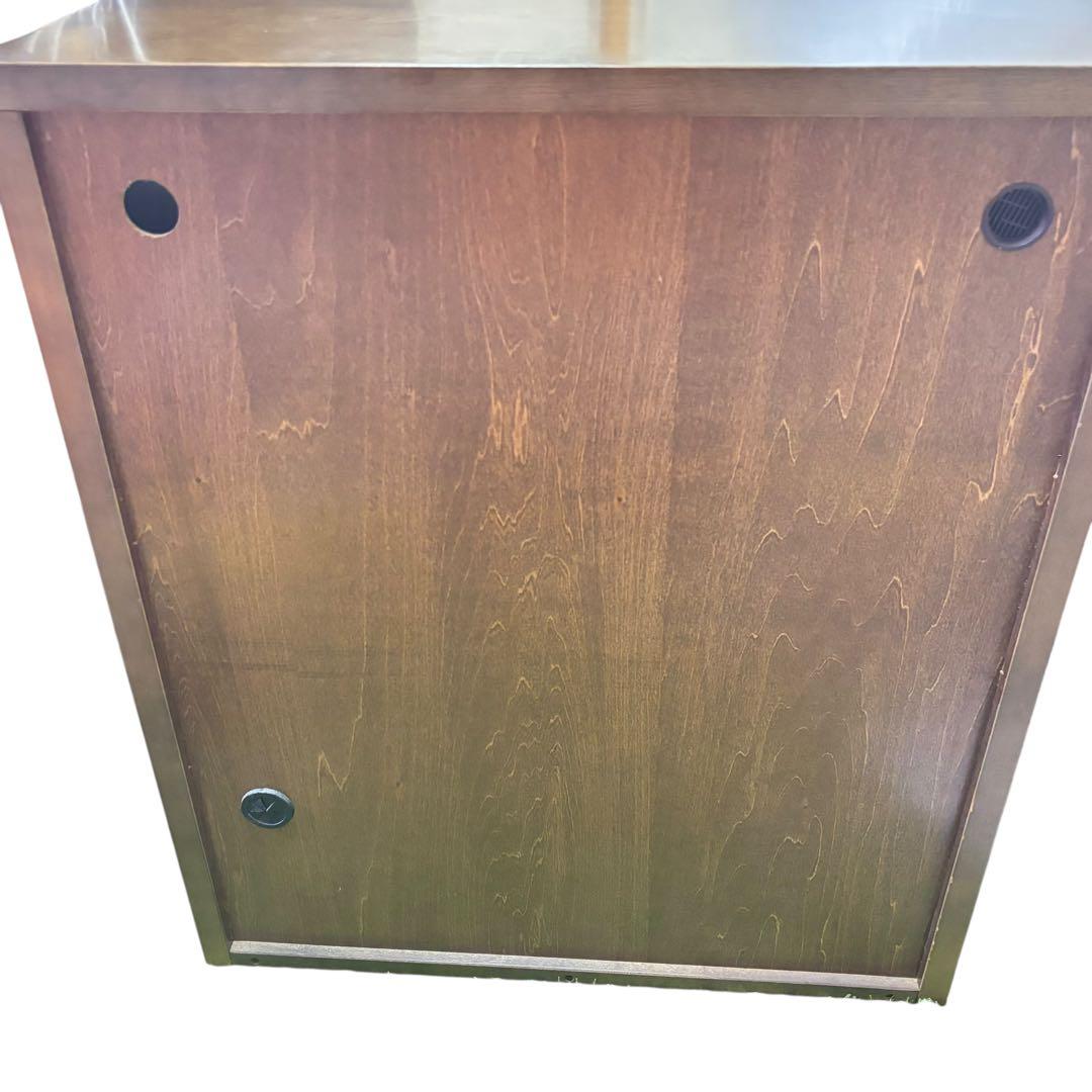 カリモク karimoku 木製キャビネット ガラス扉 収納棚 飾り棚 ブラウン