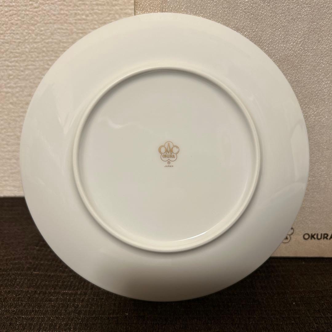 大倉陶園　ブルーローズ　デザートプレート　16.5cm 新品未使用