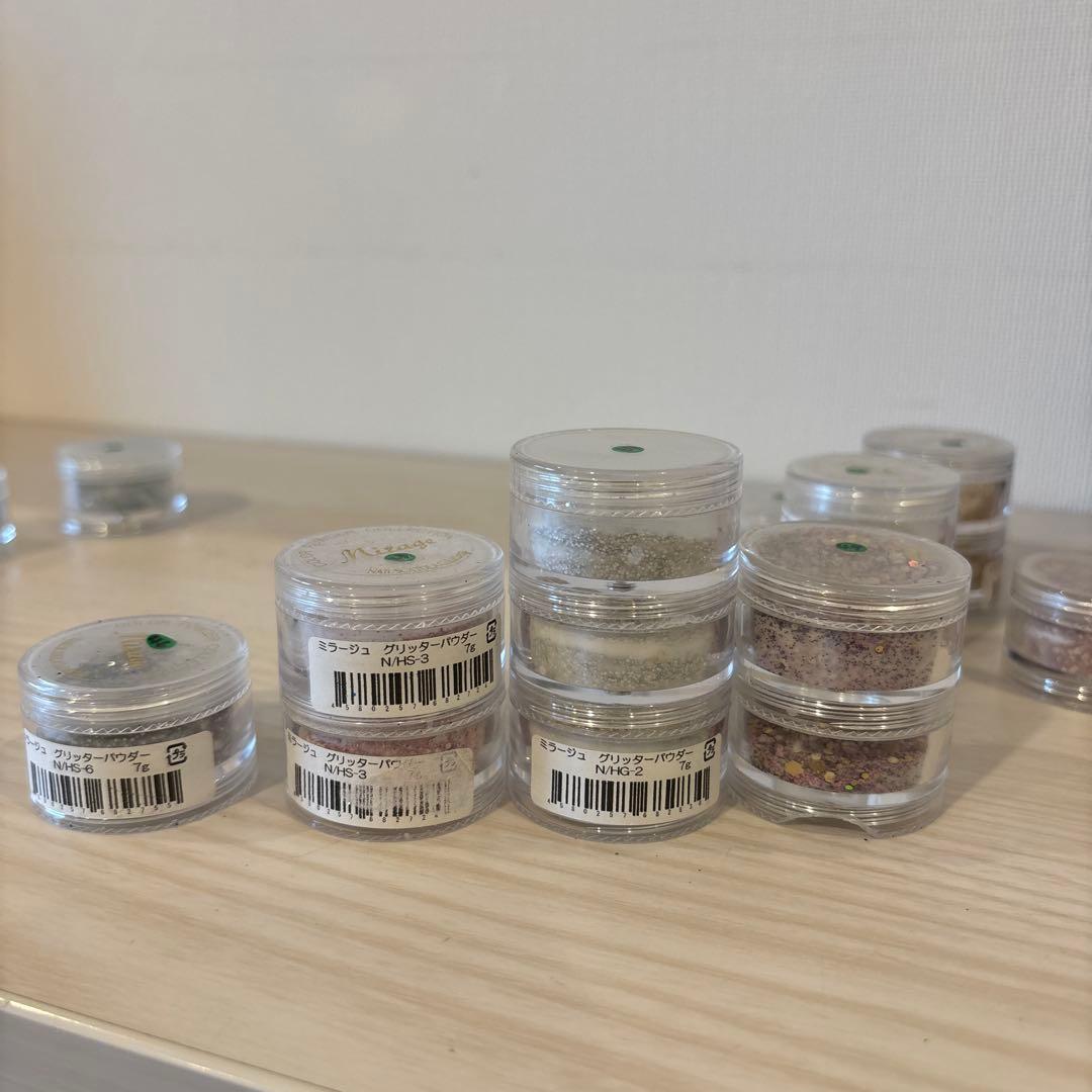 アクリルパウダー　まとめ売り　グリッターパウダー　ミラージュ