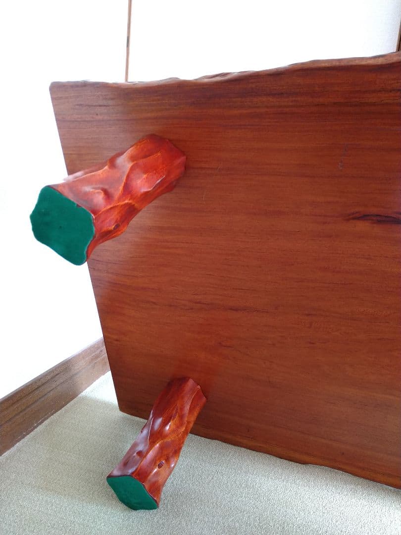 高級 純和風 座敷机 座卓 天然木 無垢材 一枚板 レトロ アンティーク