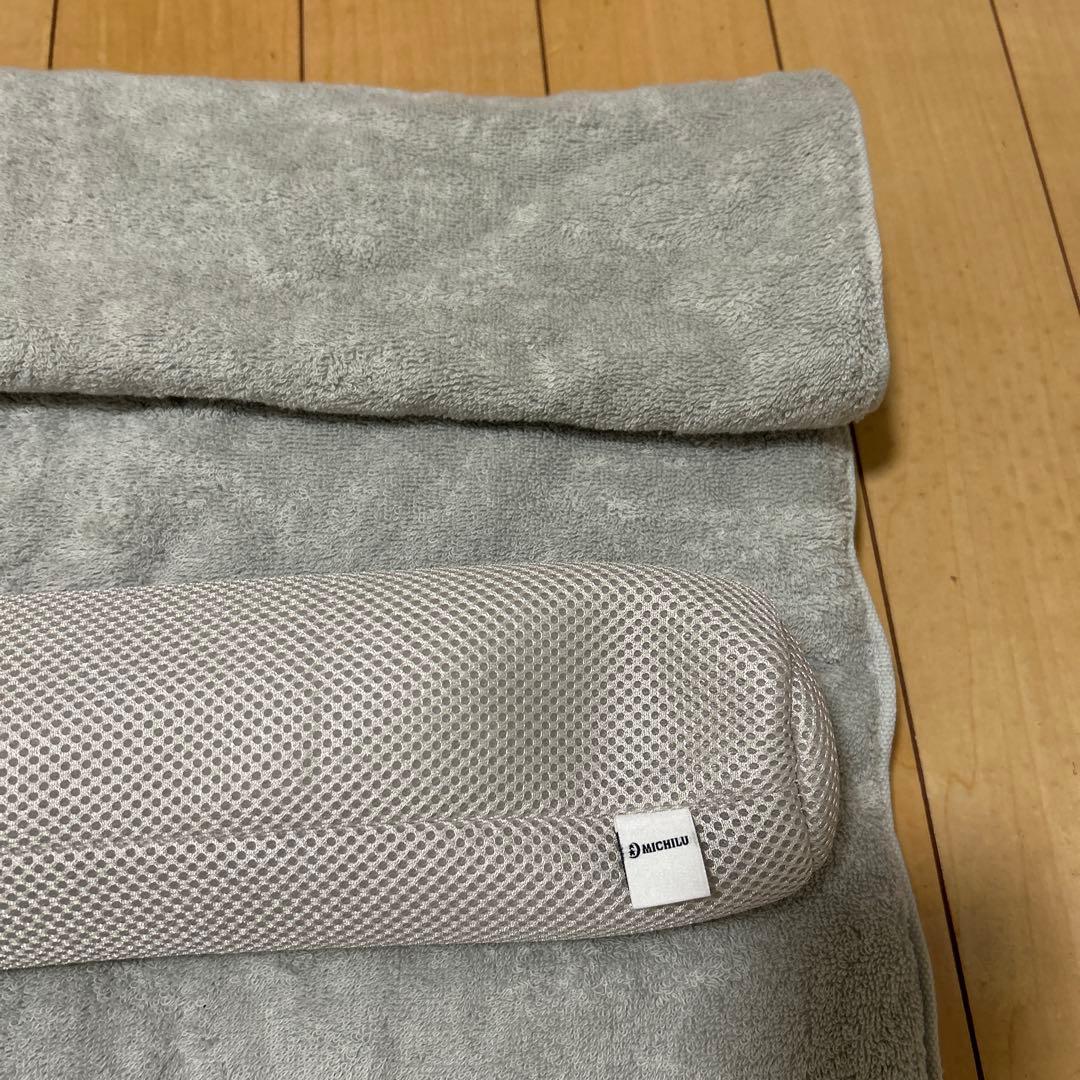 今治睡眠用タオル2　今治タオル　枕　ピロー　ポール付き