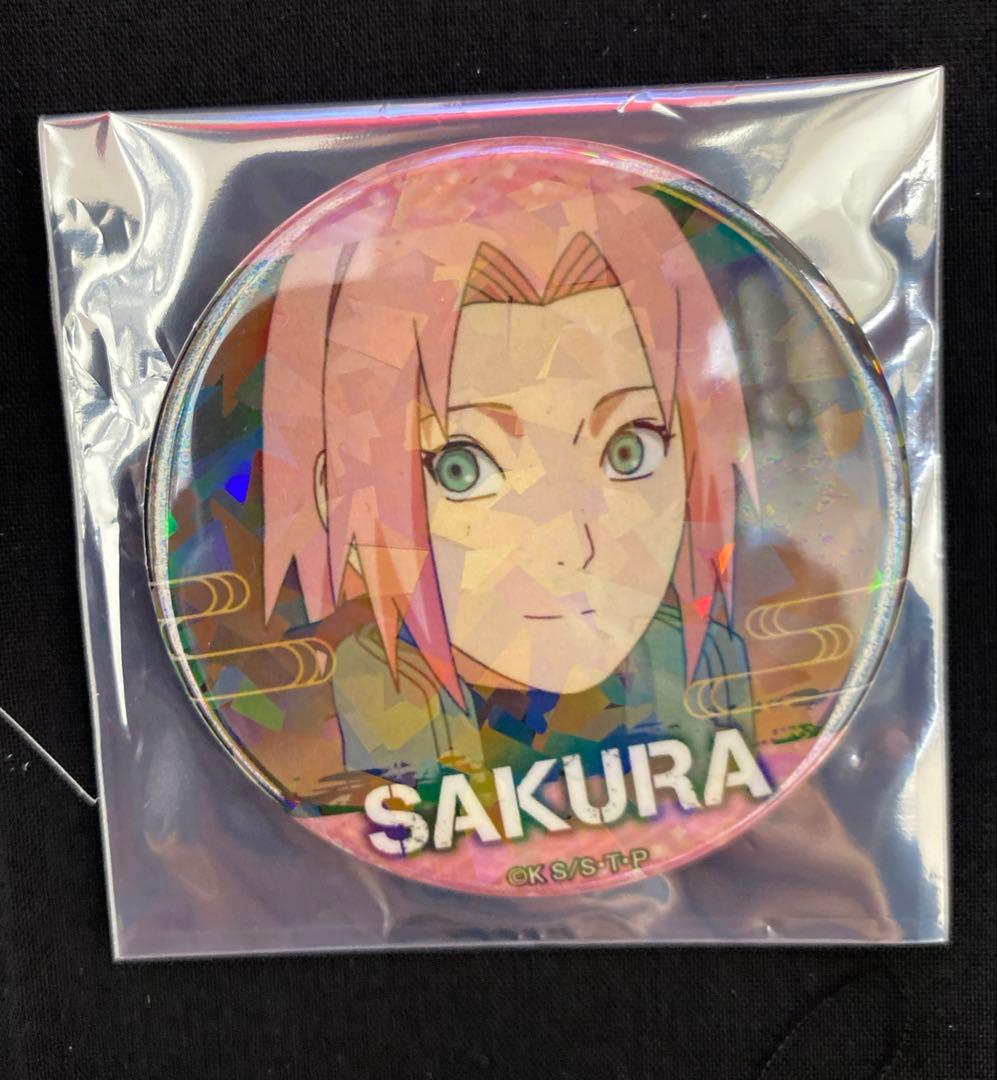NARUTO ナルトThe AkiBa 限定 ホログラム 缶バッジ サクラ - メルカリ