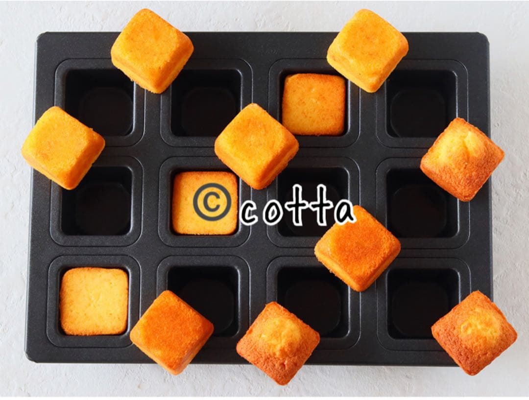 松永製作所メタリックテフロンキューブ型12Pと新品の蓋