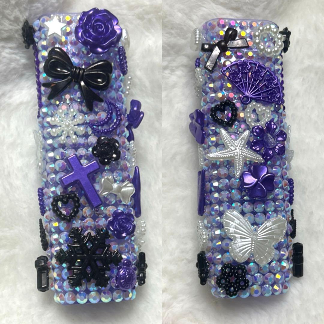 iQOS イルマワン デコケース 埋めつくし 紫 ギャル 新型ケース - メルカリ