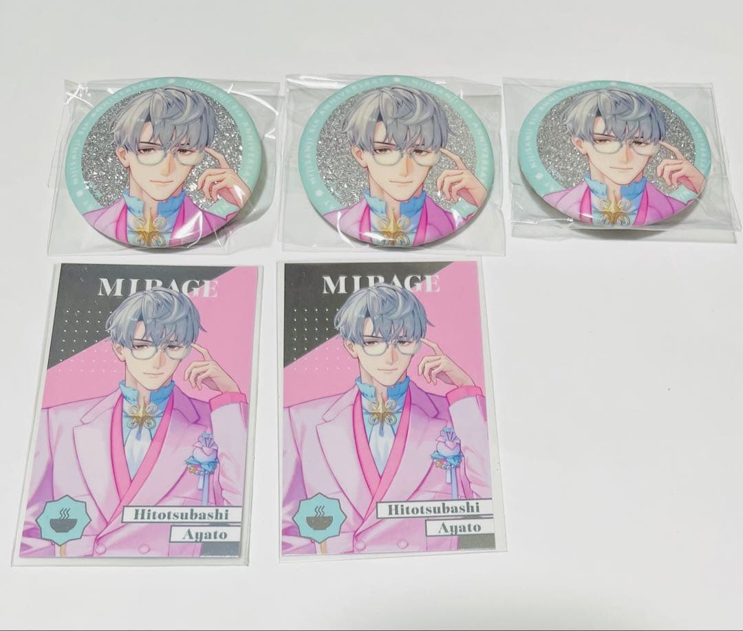 にじさんじ 8周年 一橋綾人 缶バッジ - メルカリ