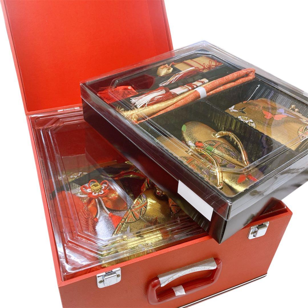 ◎mh-0043　【美品】七五三　作り帯・小物8点セット　女の子　8-28