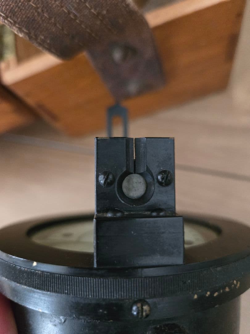 第二次大戦実物 日本海軍航空隊 自差修正羅針儀 美品 舞鶴