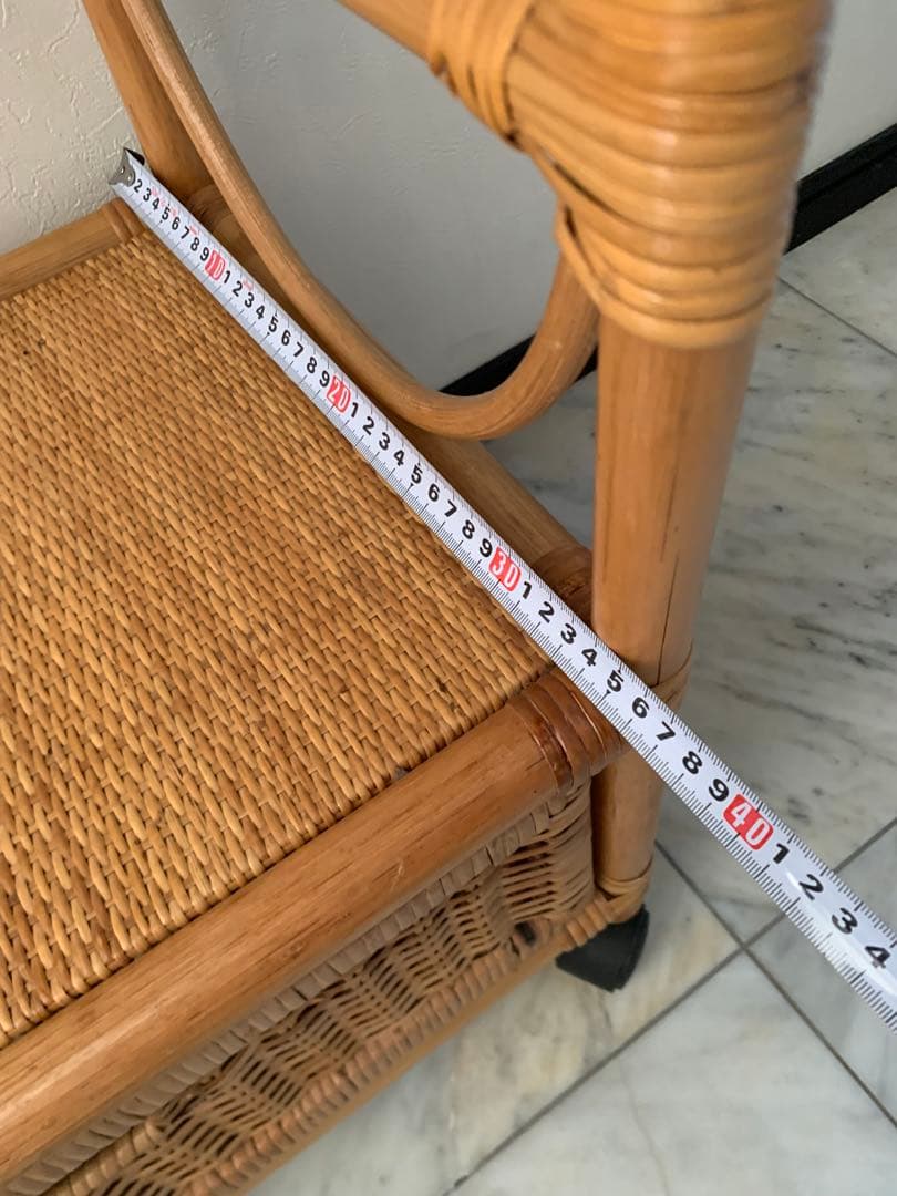 【yuさん専用】ラタン　籐　収納棚　ラック　アーチ型　ラタン家具　ビンテージ