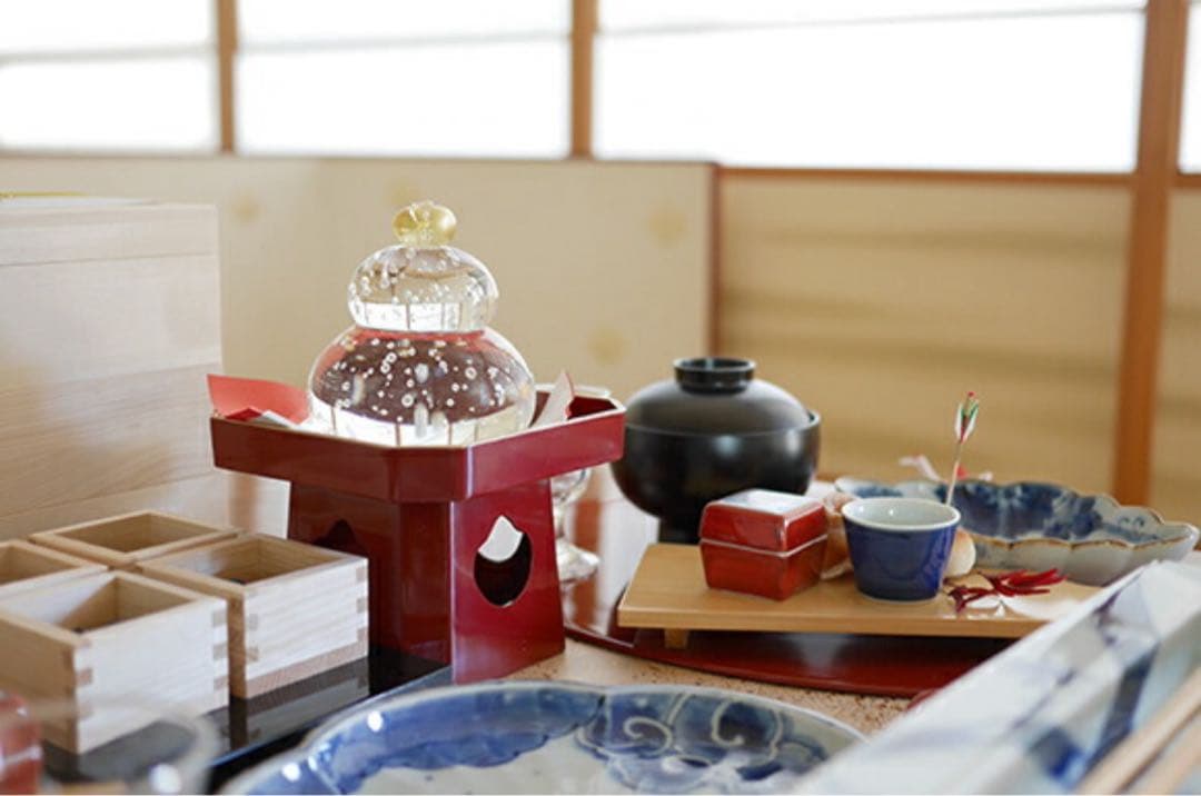 新品未使用　ガラス鏡餅