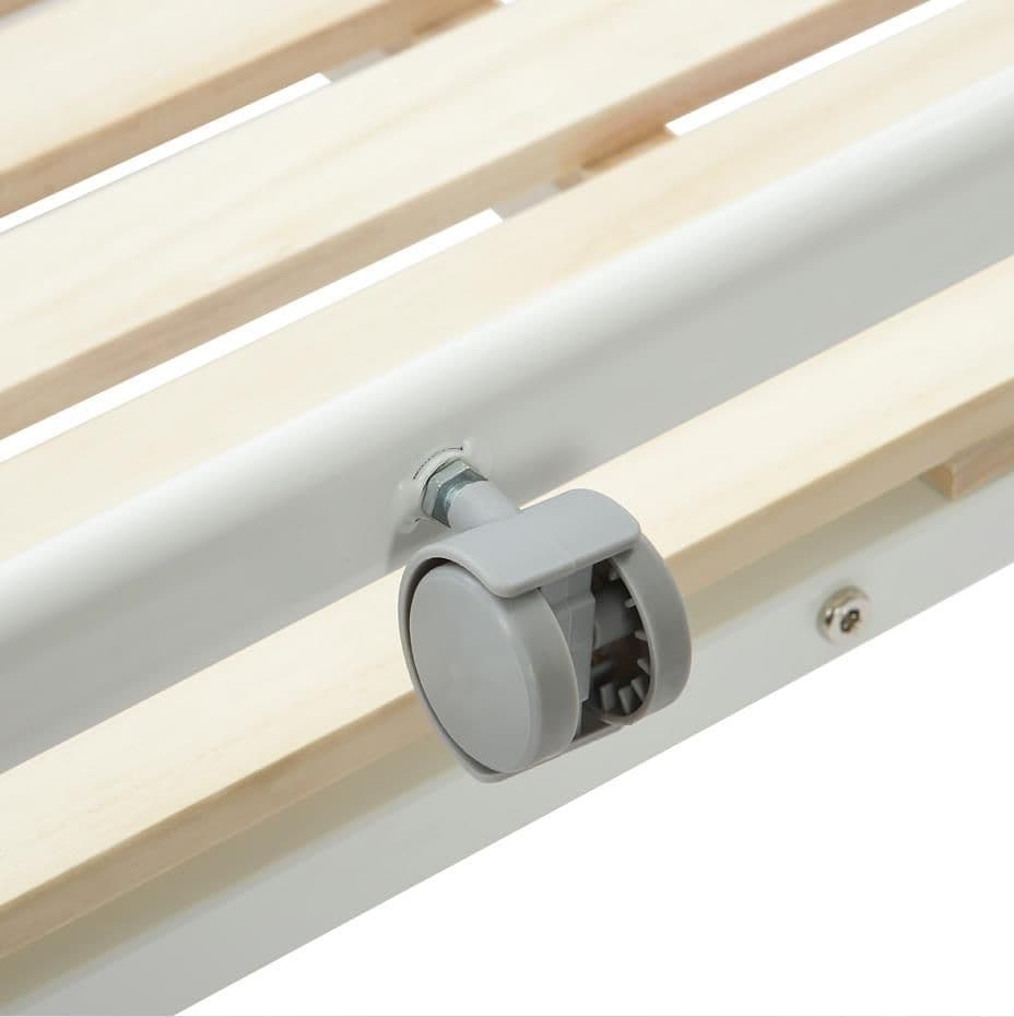 折りたたみベッド すのこベッド パイプベッド 桐すのこ ベッドシングルベッド木製