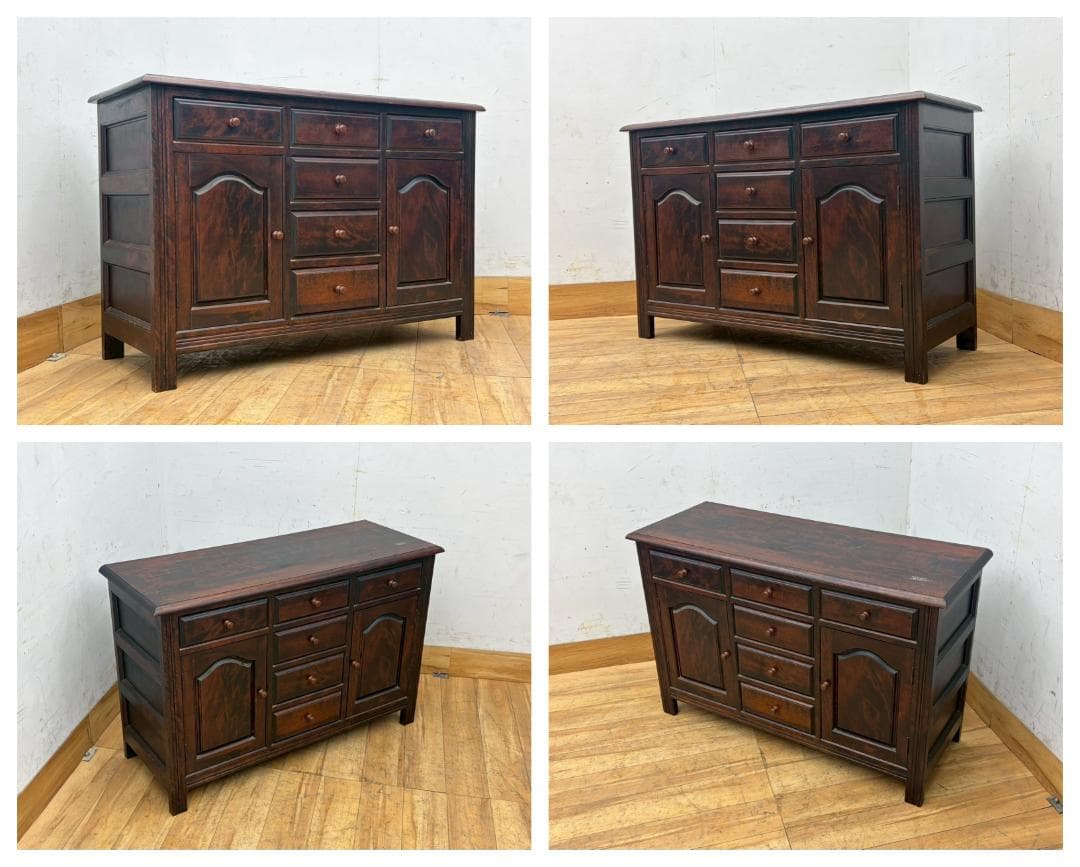 T8085☆美品☆松本民芸家具☆55万☆サイドボード☆キャビネット☆無垢材☆