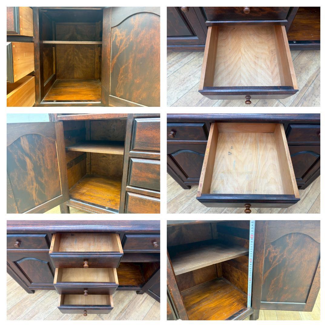 T8085☆美品☆松本民芸家具☆55万☆サイドボード☆キャビネット☆無垢材☆