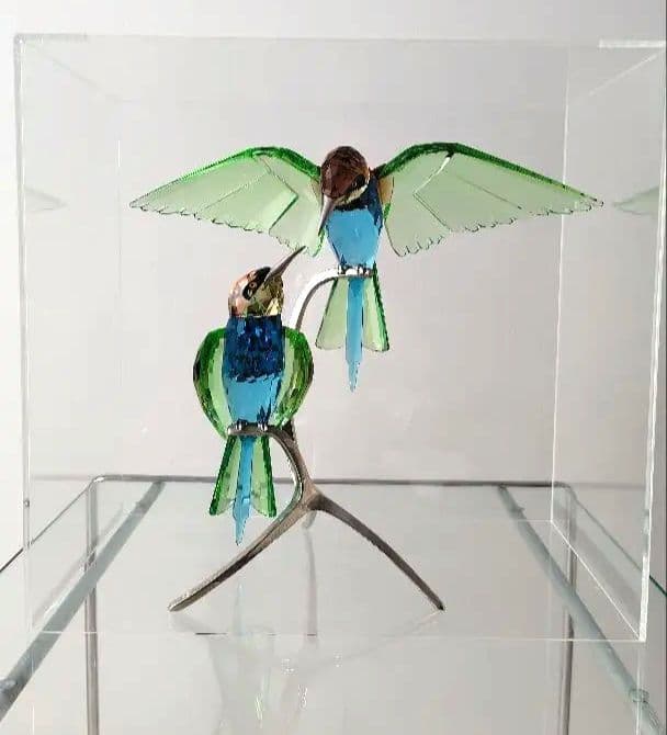 スワロフスキー Swarovski 置物 クリスタル 『ハチクイ』 957128