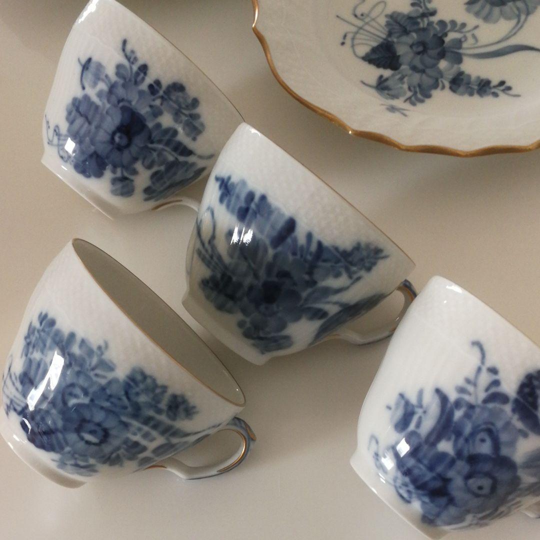 ロイヤルコペンハーゲン【ブルーローズ金彩】