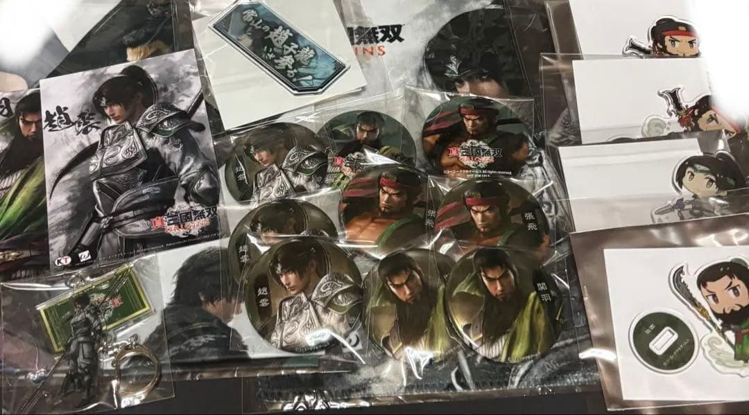 真・三國無双 缶バッジセット 趙雲 張飛 関羽 - メルカリ