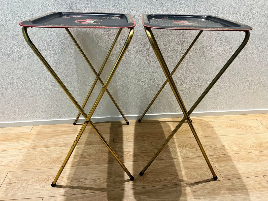 トレイ　1950年製　ヴィンテージ　アンティーク サイドテーブル