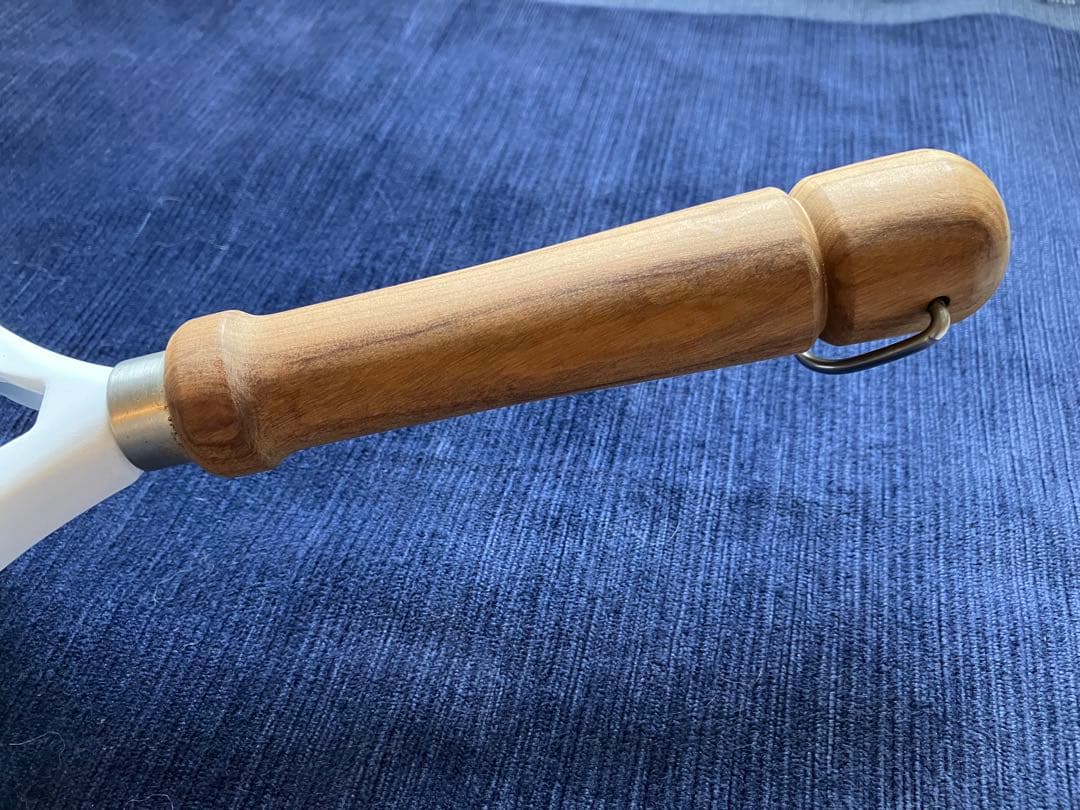 Berndes　26㎝　ホワイト 深型フライパン 木製ハンドル　セラミック白