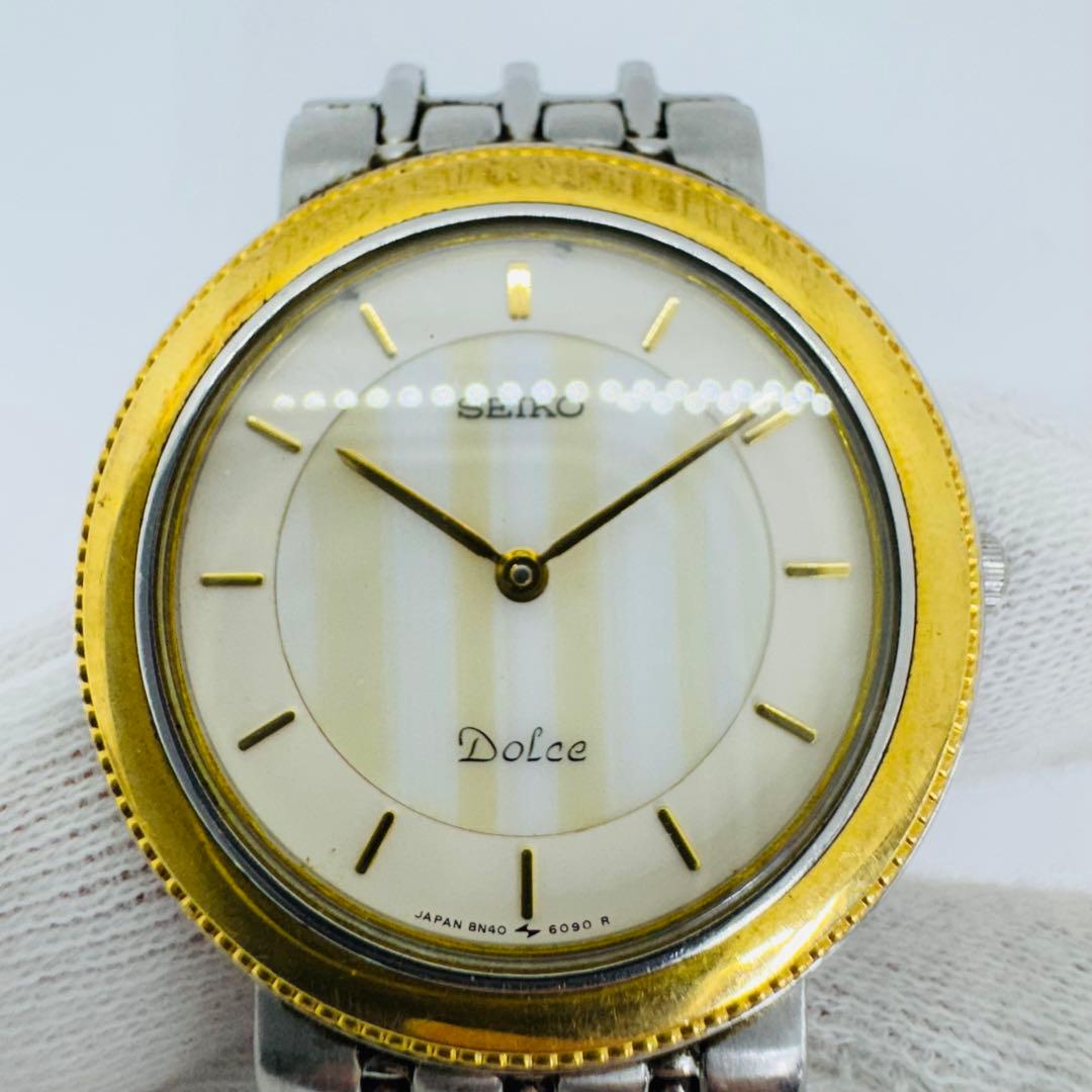 ✨SEIKO✨セイコー✨18KT✨DOLCE✨8N40-6060✨腕時計✨