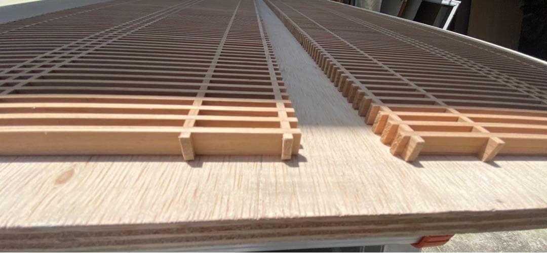 欄間組子2枚1組