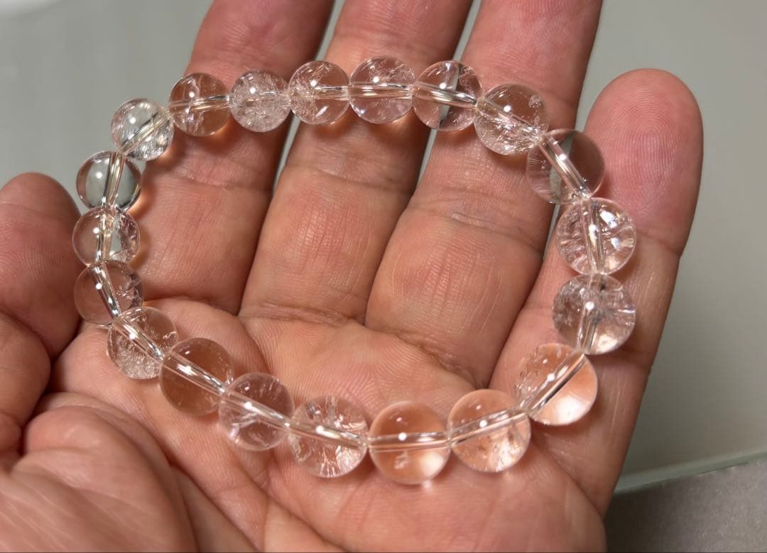 アイリスクォーツ ブレスレット（１０mm珠、径１７cm）ヒマラヤ産