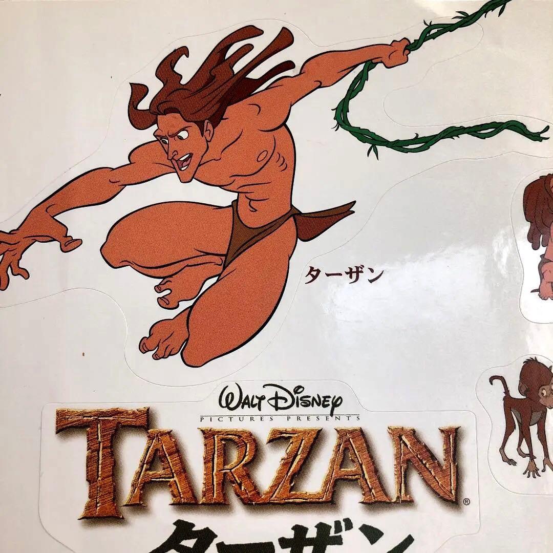1999年 ターザン ディズニー ステッカー シール ノベルティ - メルカリ