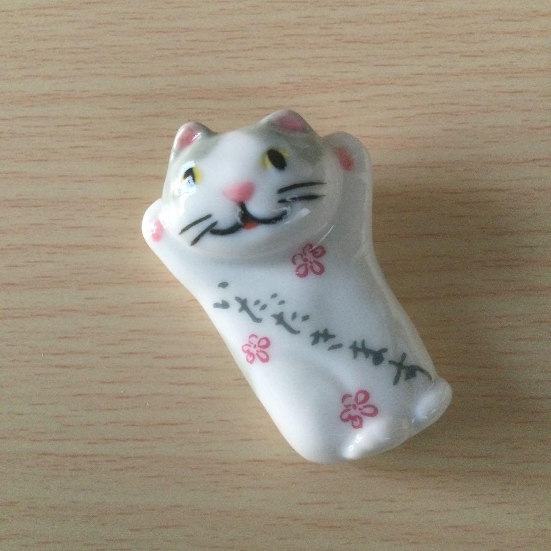 ✨セール✨【和　MANHATTANER’S 】箸置き5個セット　猫