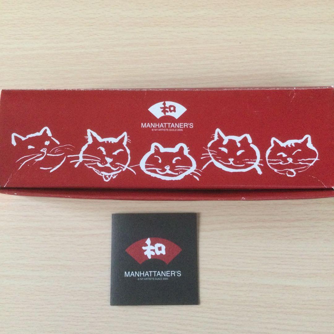 ✨セール✨【和　MANHATTANER’S 】箸置き5個セット　猫