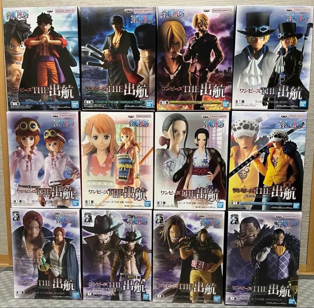 ONE PIECE ワンピース 出航 フィギュア 12体セット