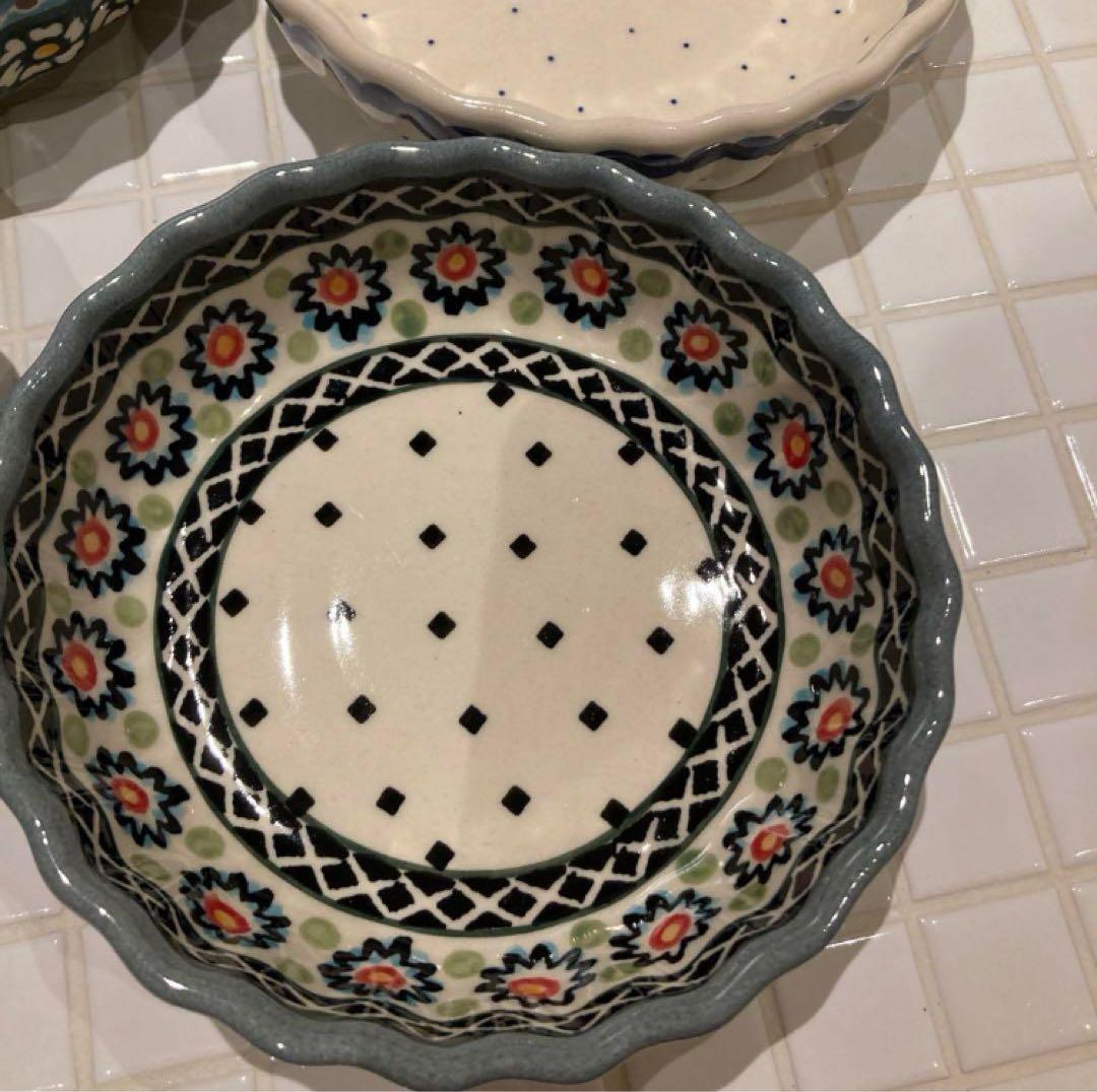 ポーリッシュポタリー　ポーランド食器　小鉢　15センチ