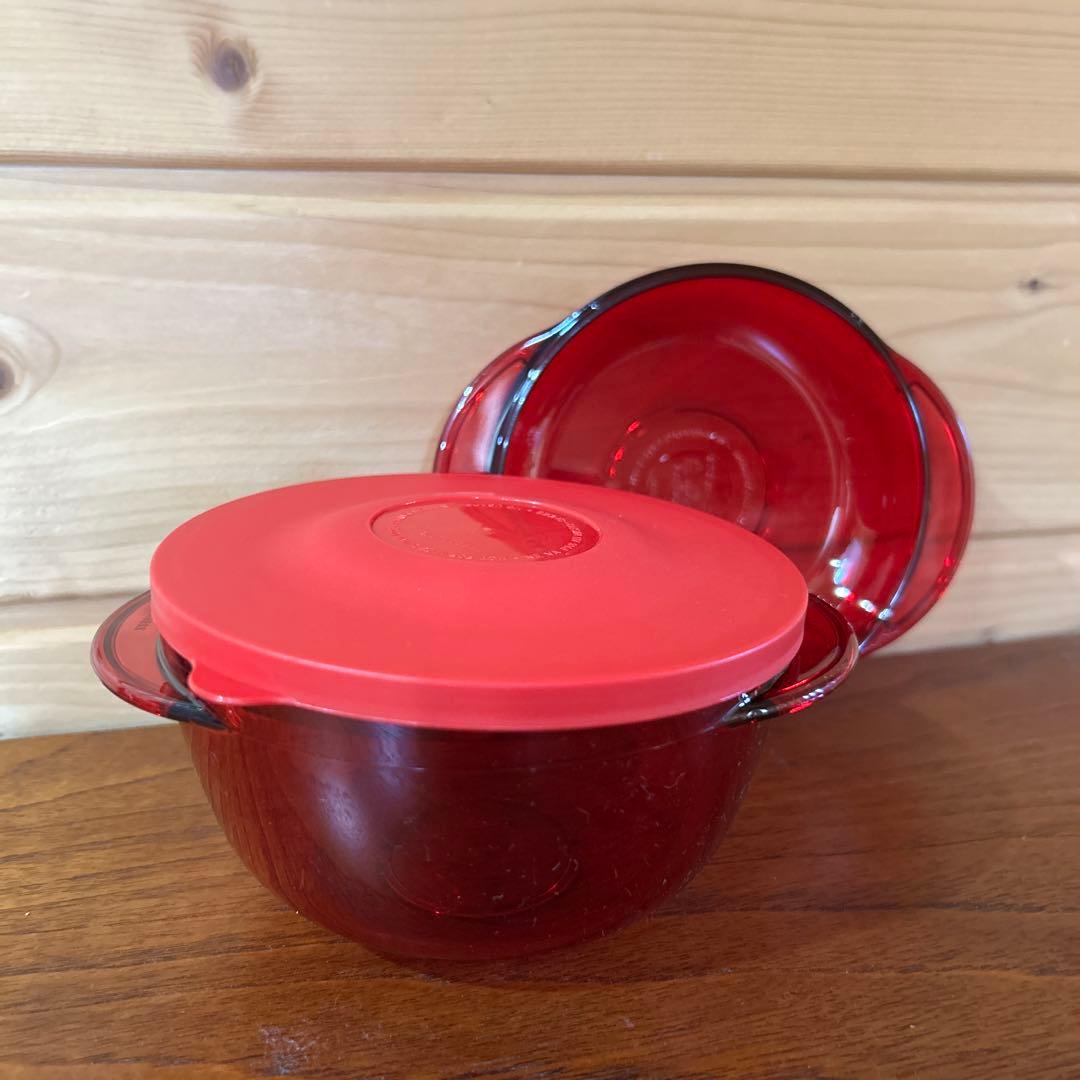 タッパーウェーブ2000 丸型　中と小　2点セット