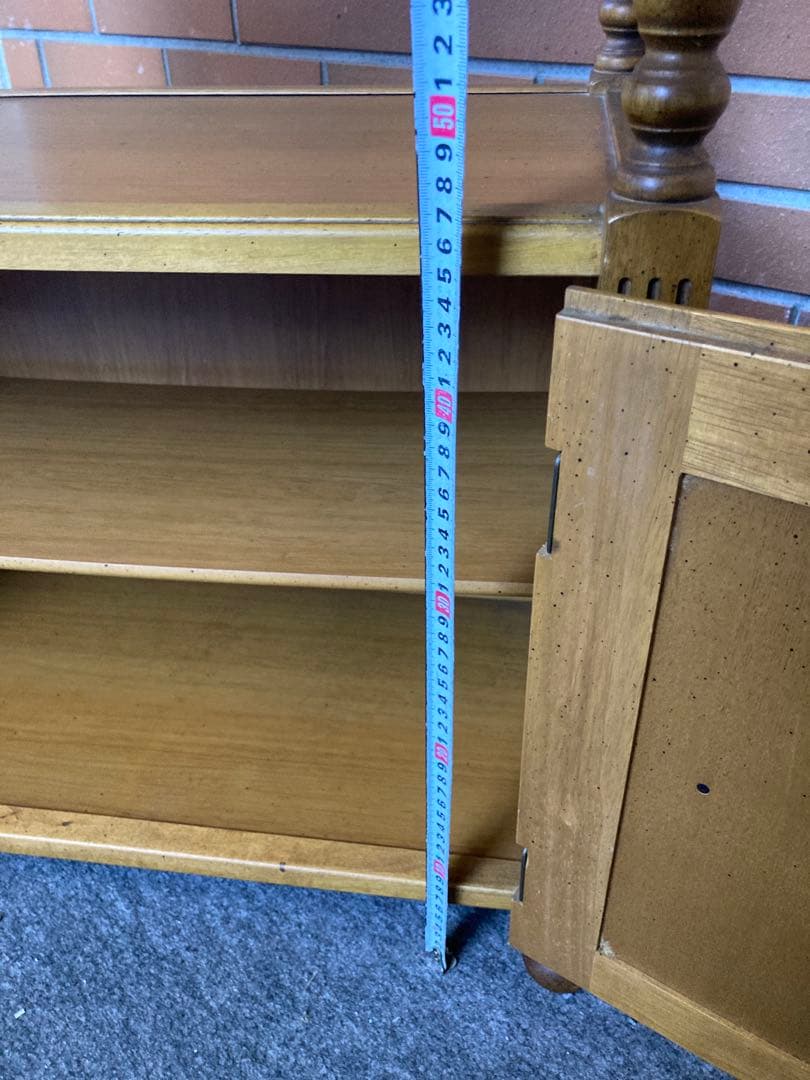 カリモク　キャビネット　チェスト　アンティーク調　ヴィンテージ　花台　電話台