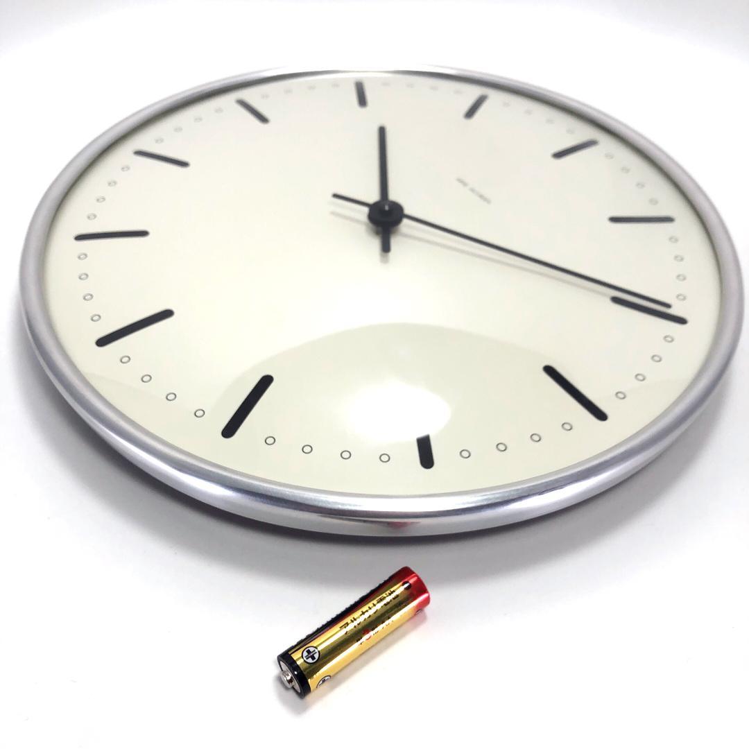 【美品】アルネヤコブセン／シティホール ウォールクロック／29cm