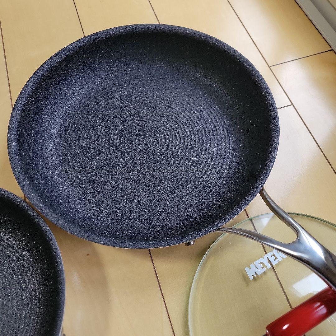 Meyer ①マイヤーサーキュロン　クラッド1 フライパン 2点セット