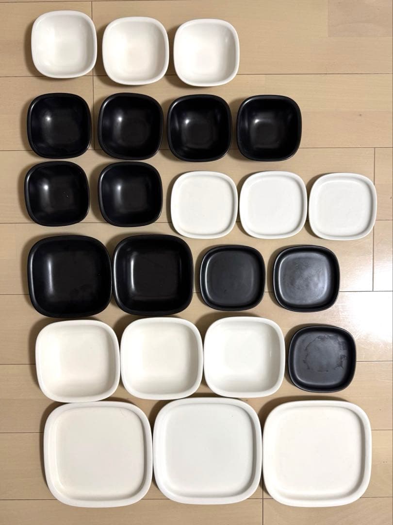 柳宗理 白黒食器シリーズ 23点セット