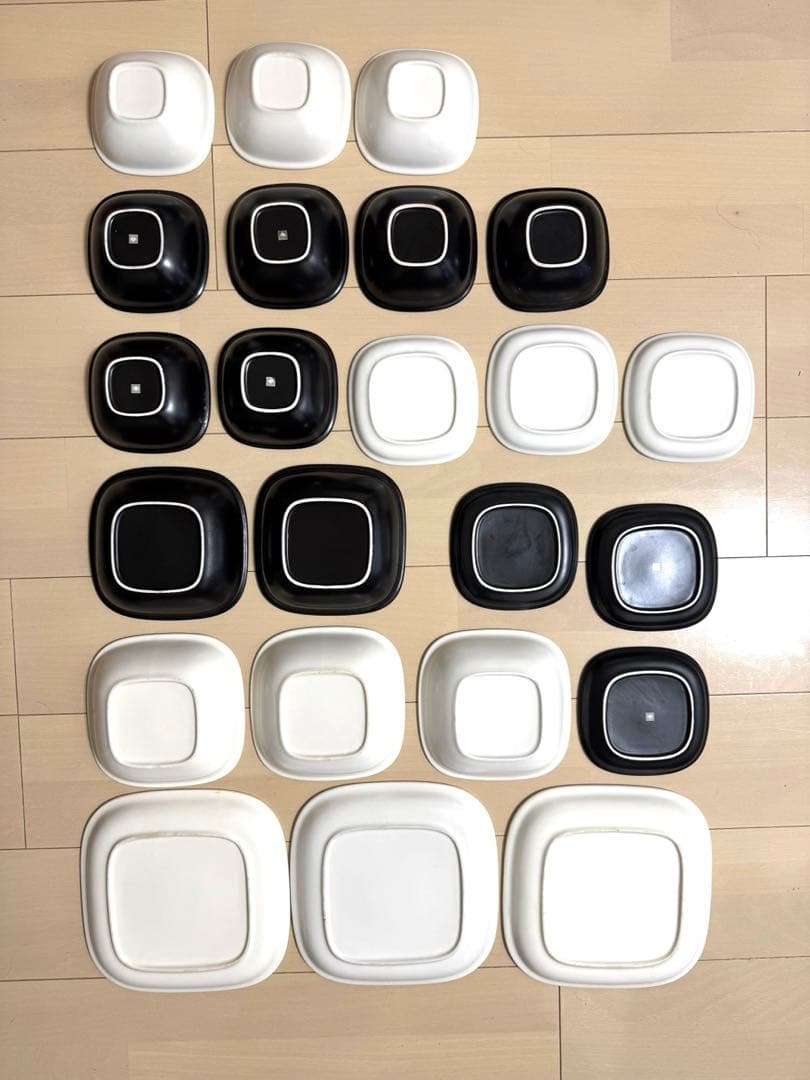 柳宗理 白黒食器シリーズ 23点セット