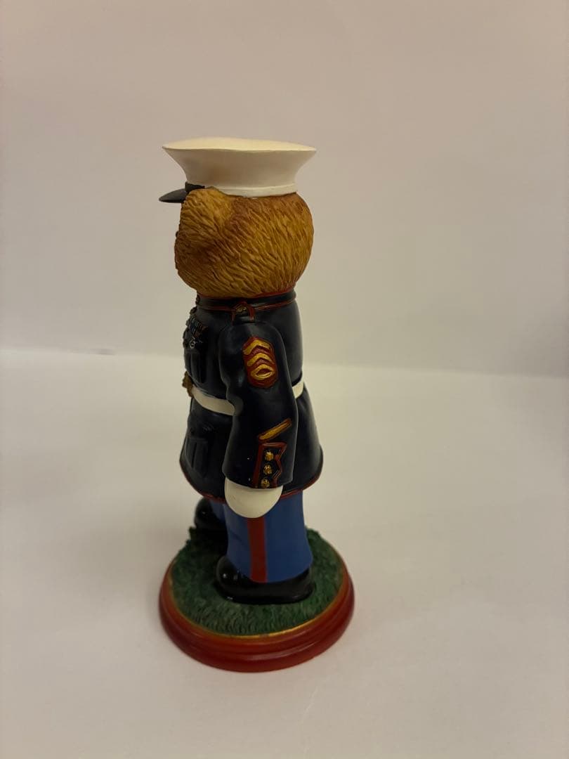 [希少]USMC 米海兵隊 チャレンジ ＆ USMCベア置物 2点セット